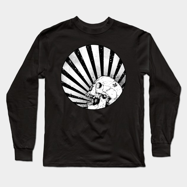 Skull Kamikaze Long Sleeve T-Shirt by GODZILLARGE